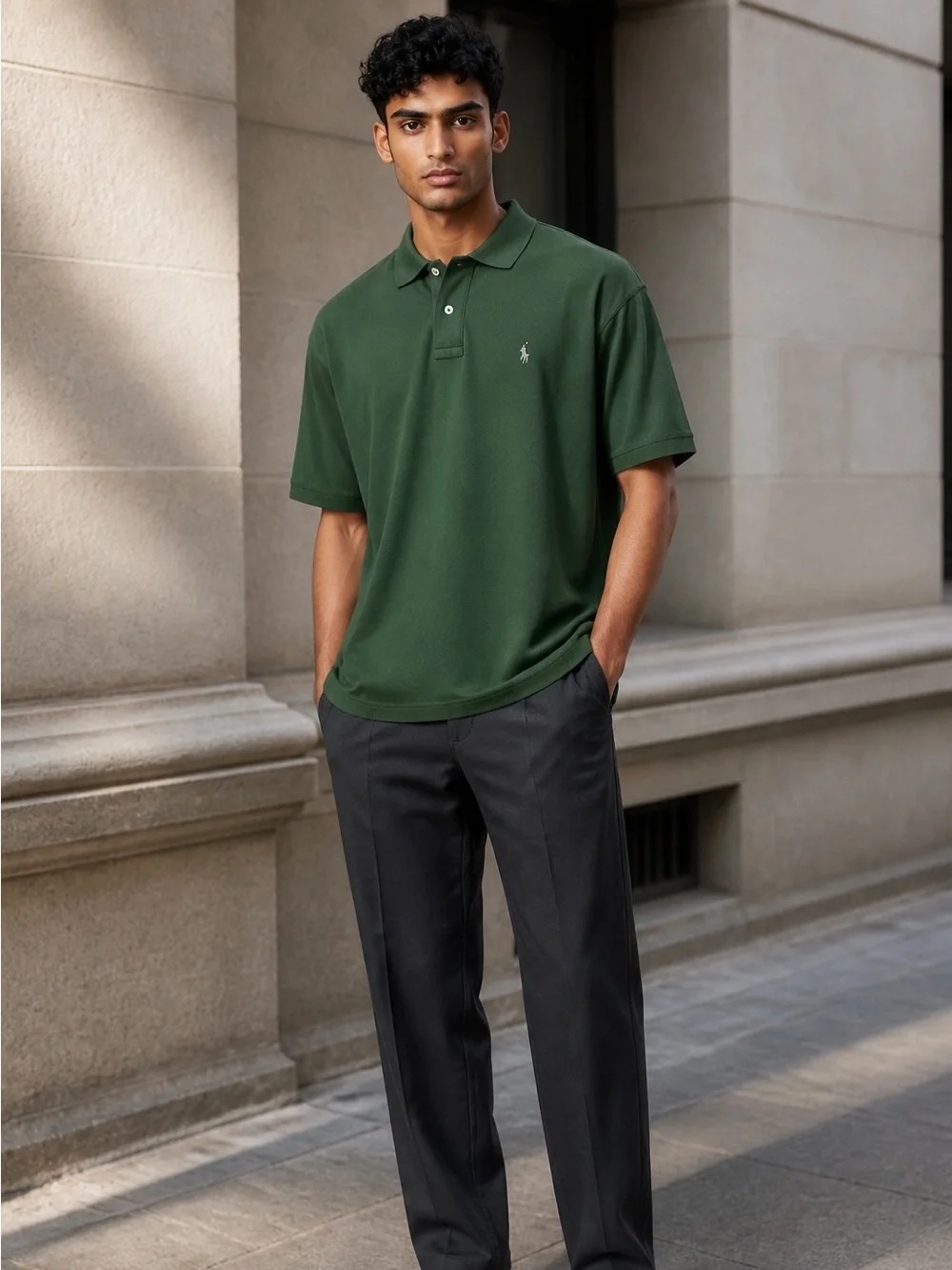 Polo Ralph Lauren Men’s Sz XXL Green Short Sleeve Polo w/ White Pony Logo